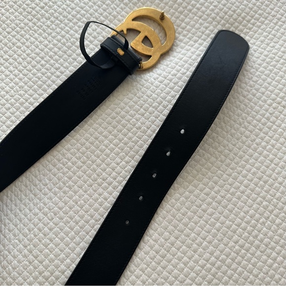 Gucci wide leather belt size 80/32 - Picture 5 of 14